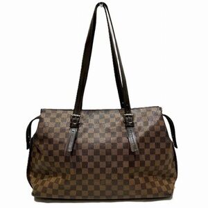 Louis Vuitton Dark Brown Checkered Shoulder Bag